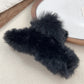 Beau - Cute Plush Triangle Detail Claw Clip