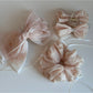 Beau - Polka Dot Ribbon Bow Detail Hair Claw Clip