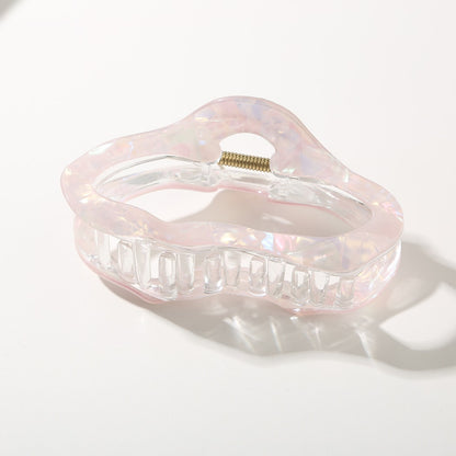 Beau - Cloud Shape Acetate Alloy Hair Claw Clip