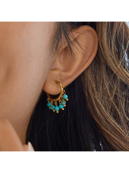 Earedge - Bohemian Tassel Hoop Earrings