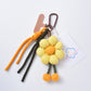 Keypus - Knitted Colors Sunflower Keychain