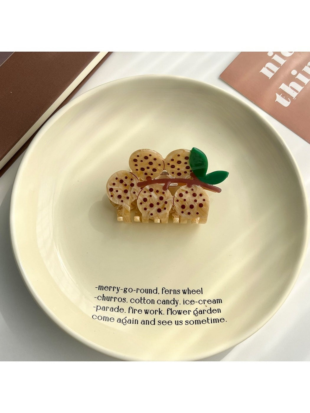 Beau - Fruit Shape Acetate Hair Clip