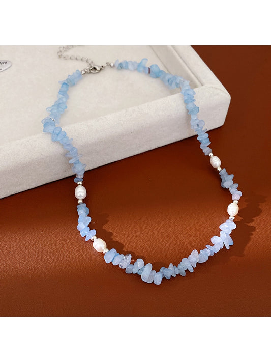 Nozari - Irregular Glass Geometric Necklace