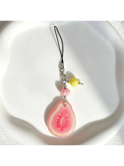 Keypus - Playful Acrylic Fruit Pendant Keychain