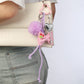 Keypus - Cute Pom Pom and Bow Keychain