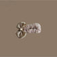Beau - Pleated Fabric Bow Side Hair Clip