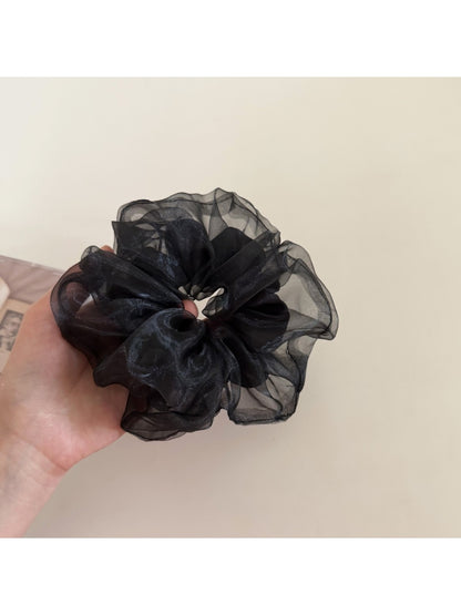 Gifty - Glowing Mesh Satin Scrunchie