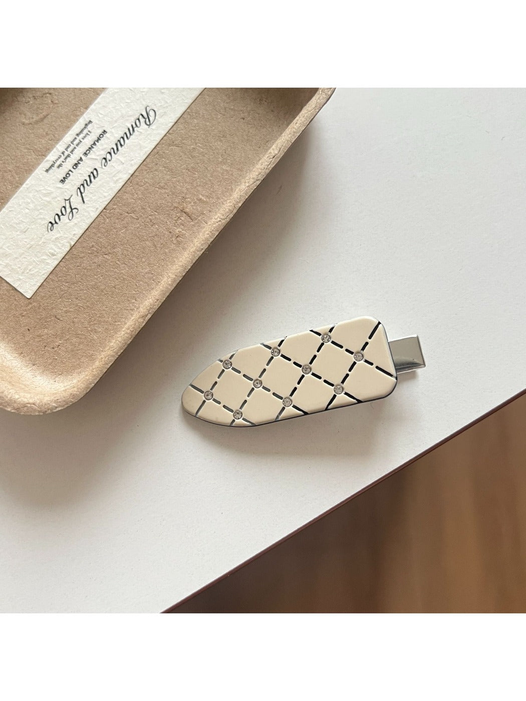 Beau - Elegant Versatile Plaid Barrette