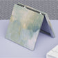 Mirroray Acetate Compact Handhold Mirror color options including Green, Pink