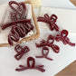 Beau - Versatile Red Irregular-Shaped Hair Clip