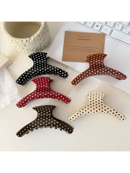 Beau - Minimal Geometric Polka Dot Claw Clip