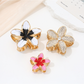 Beau - Floral Alloy Gloss Finish Hair Claw Clip