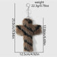Keypus - Y2K Plush Cross Shape Bag Charm Keychain