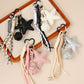 Keypus - Star PU Cord Knot Bag Charm Keychain