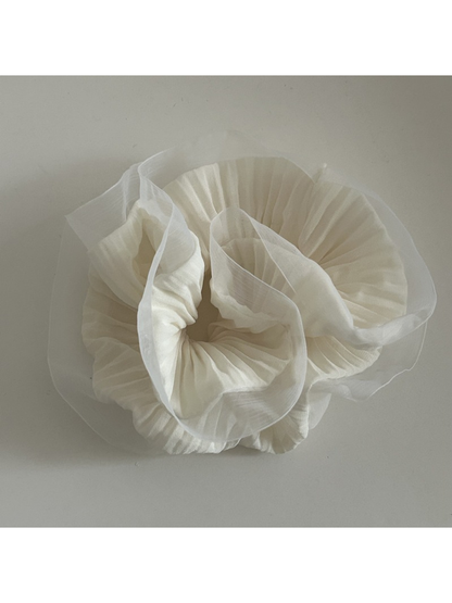 Gifty - Ruffled Mesh Sweet Style Oversized Scrunchie