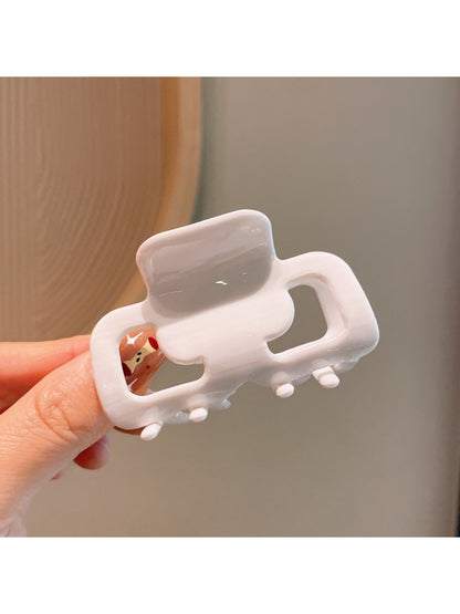 Beau - Geometric Cutout Acetate Fiber Hair Claw Clip