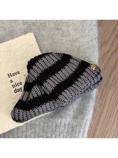 Gifty - Striped Knit Hair Accessories