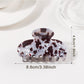 Beau - Leopard Print Half Moon Claw Clip