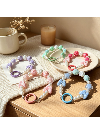 Keypus - Candy Color Butterfly Keychain