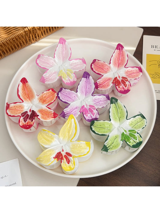 Beau - Colorful Egg Flower Hair Clip