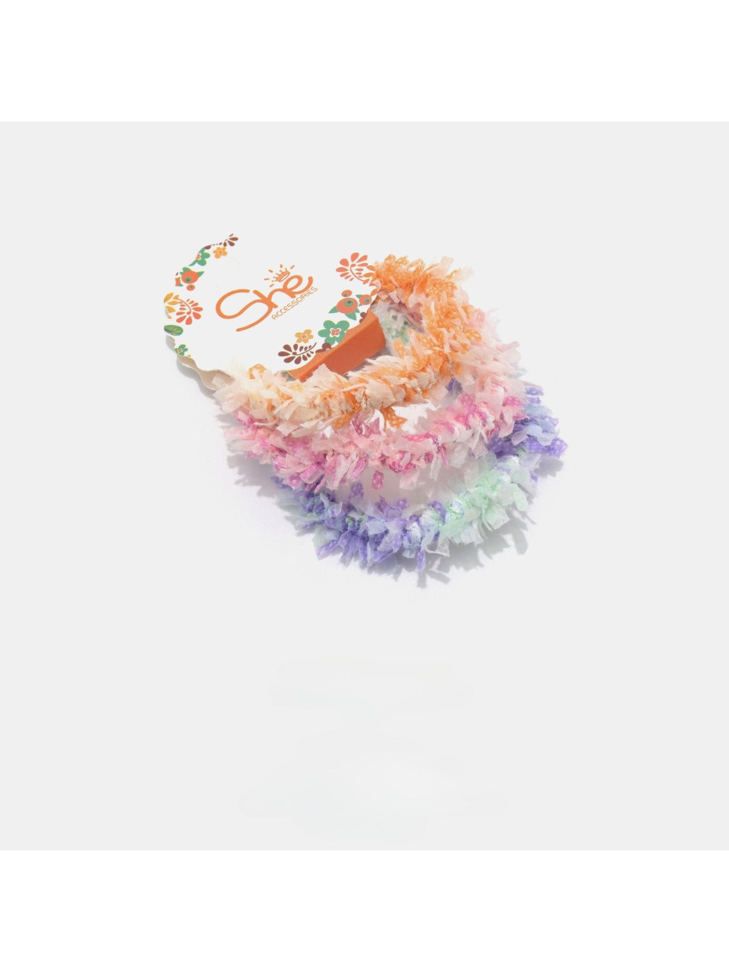 Gifty - Sweet Colorful Hair Scrunchie Set