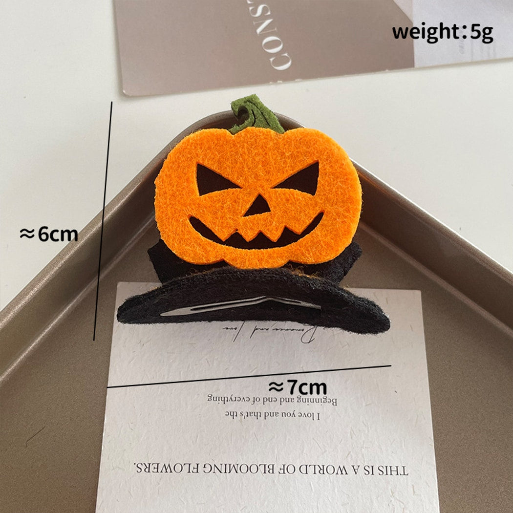 Beau - Halloween Style Funny Bow Pumpkin Hair Clip