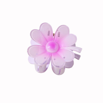 Beau - Layered Flower Petal Decorative Claw Clip