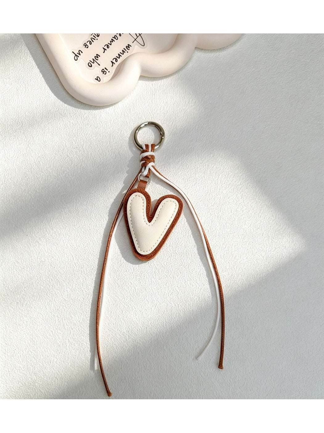 Keypus - Modern Minimalist Letter Bag Charm Keychain