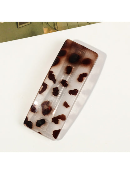 Beau - Retro Leopard Print Hair Clip