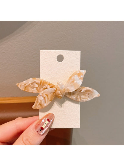 Beau - Acetate Fiber Butterfly Bow Spring Hair Clip