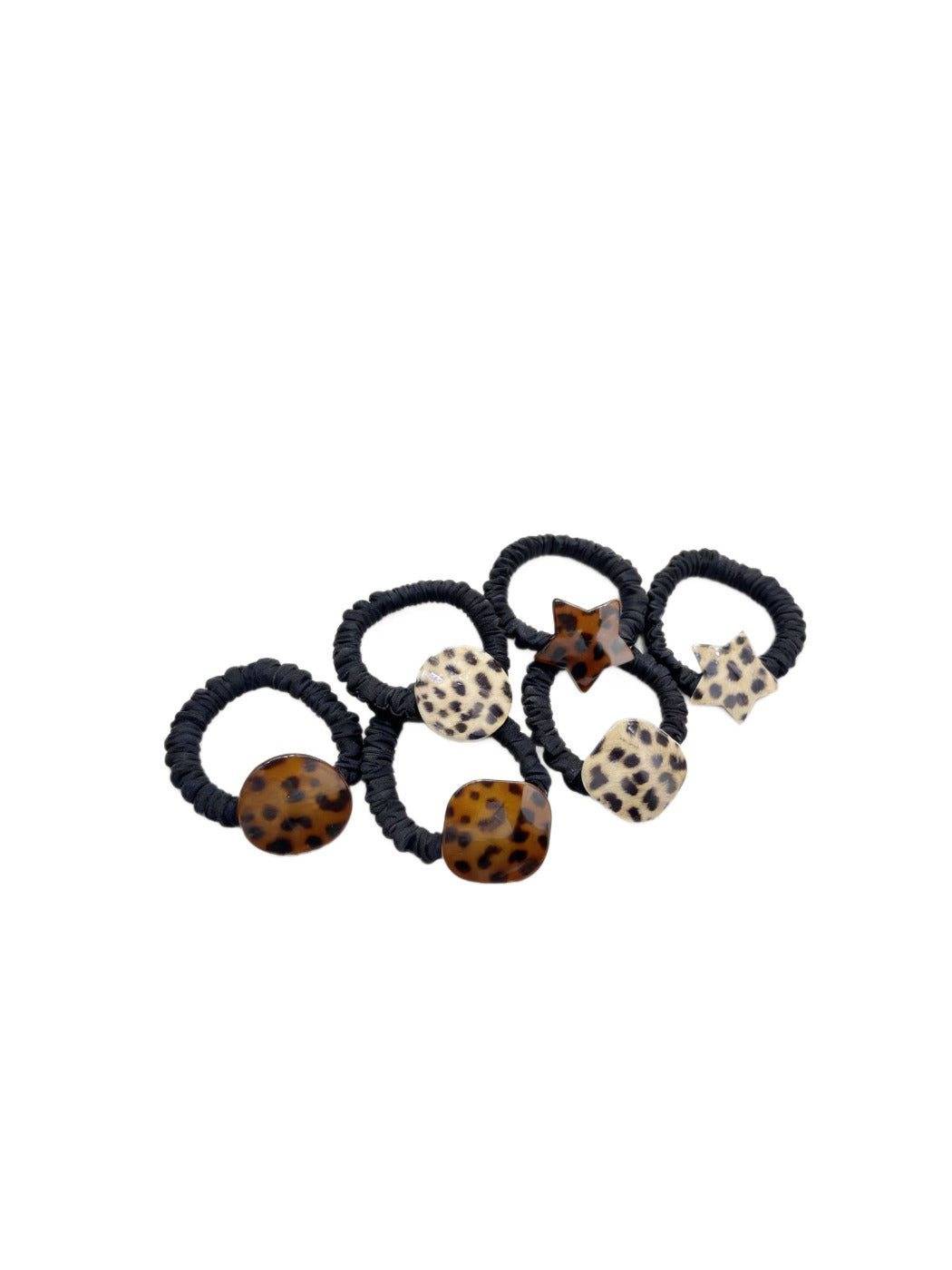 Gifty - Leopard Print Coil-Shaped Hair Tie