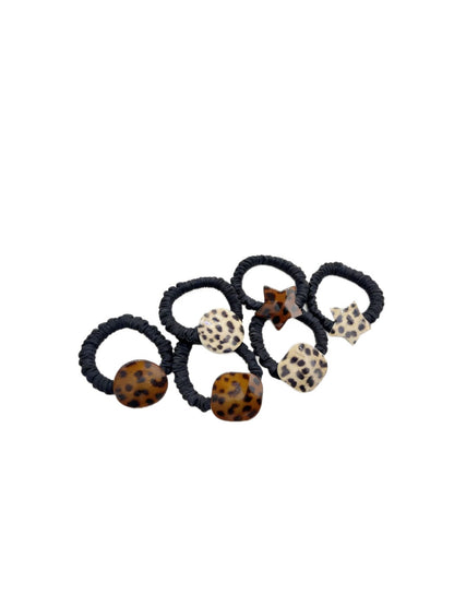 Gifty - Leopard Print Coil-Shaped Hair Tie