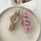 Beau - Pretty Rose Shaped Acetate Hair Clip