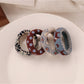 Gifty - Vintage Check Hair Tie (4 Pcs)