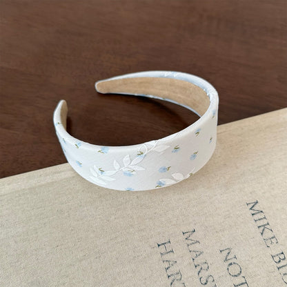 Gifty - Sweet Floral Printed Fabric Wide Headband