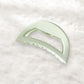 Beau - Plastic Half Circle Geometric Hair Claw Clip