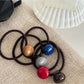 Gifty - Retro Round Pattern Hair Tie