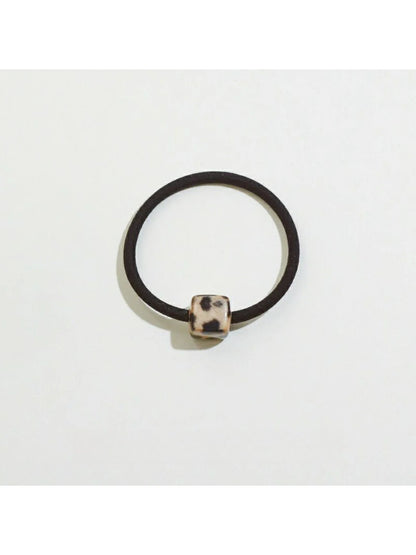 Gifty - Leopard Print Square Hair Ties