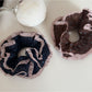 Gifty - Vintage Style Polka Dot Ruffled Scrunchie