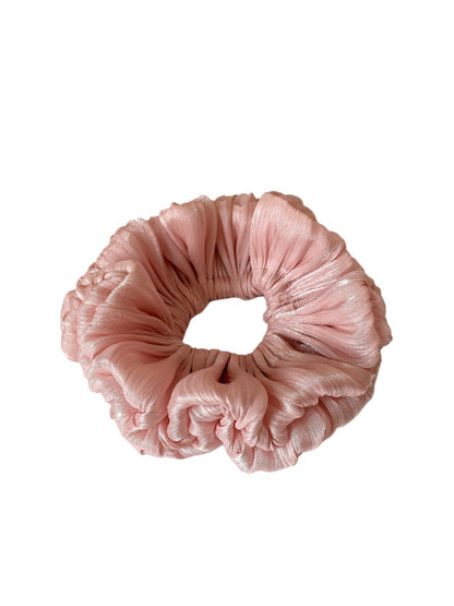 Gifty - Colorful Pleated Satin Scrunchie