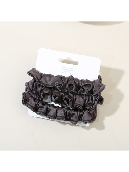 Gifty - Elegant Satin Hair Scrunchies 3 Pack