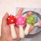 Feltery - Colorful Felt Mushroom Keychain 3D Cute
