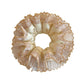 Multiple Gifty satin lace trim scrunchies in various pastel colors arranged together