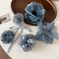 Gifty - Leopard Print Mesh Ruffled Scrunchie