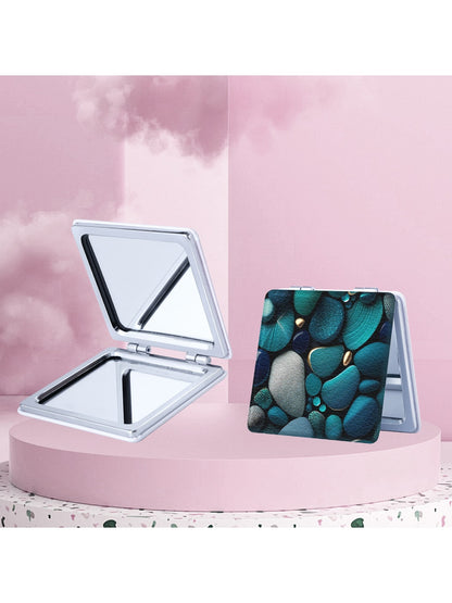 Mirroray - Pebble Pattern Folding Makeup Mirror