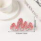 Beau - Fashionable Leopard Print Geometric Claw Clip