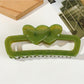 Beau - Hollow Heart Hair Claw Clip