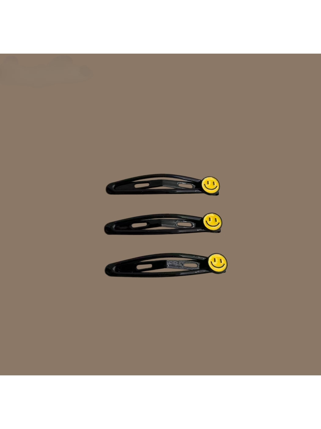 Beau - Smiley Face Side Hair Clip