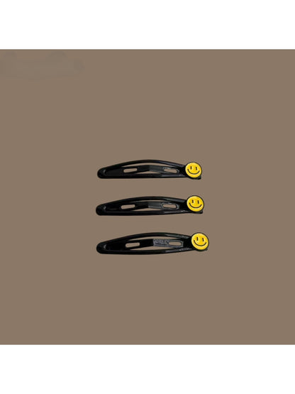 Beau - Smiley Face Side Hair Clip