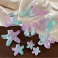 Beau - Women's Plastic Alloy Star Hair Claw Clip